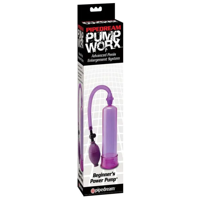Pipedream Products Male Sex Toys Pump Worx Beginners Power Pump Purple