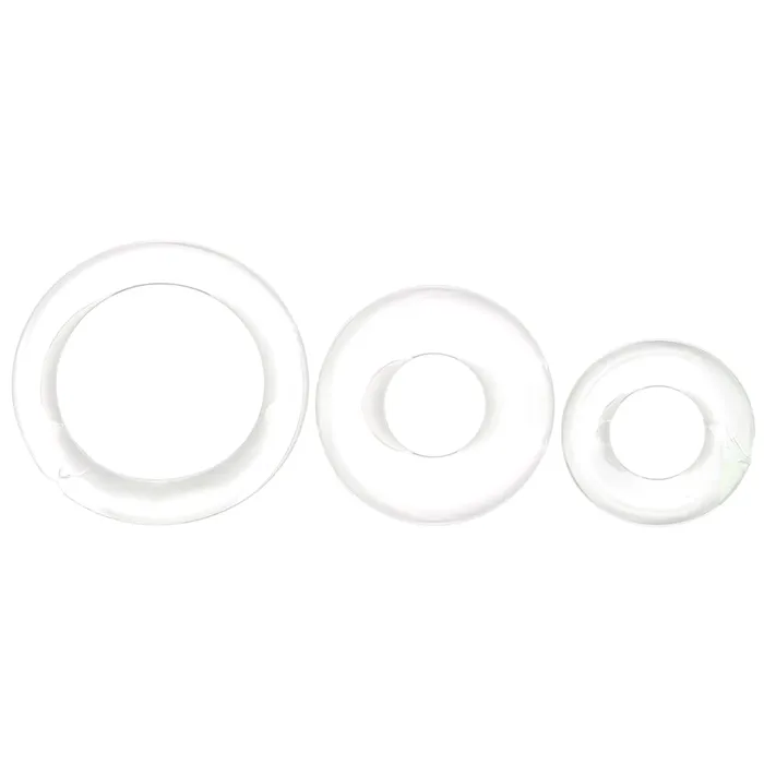 RingO X3 Super Stretchy Erection Rings in Clear Screaming O Dildos