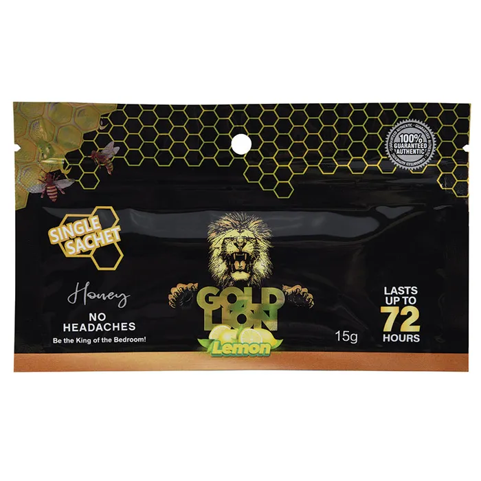 Vibrators COUSINS GROUP Gold Lion Lemon Honey Single Pack