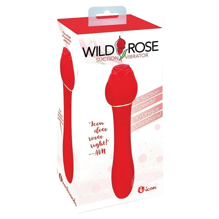 Wild Rose Suction Rose Vibe ICON BRANDS Vibrators