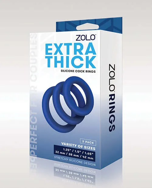 XGen Products Male Sex Toys Zolo Extra Thick Silicone Cock Rings Enhance Size and Sensation XGen Products Male Sex Toys Zolo Extra Thick Silicone Cock Rings Enhance Size and Sensation